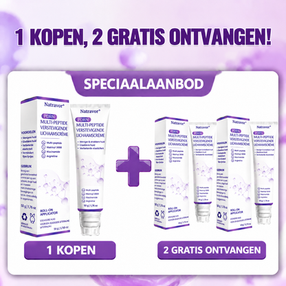 Natravor®🎗️ PDRN Multi-Peptide Massage Roller Crème – Anti-aging verzorging, hydratatie, versteviging & lifting voor een gladdere en egalere huid
