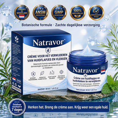 Natravor® Geavanceerde Corrigerende Crème voor Huidflapjes, Moedervlekken & Vlekken – 7 Dagen Zonder Pijn & Zonder Littekens – Geavanceerde Verzorging voor Huidoneffenheden