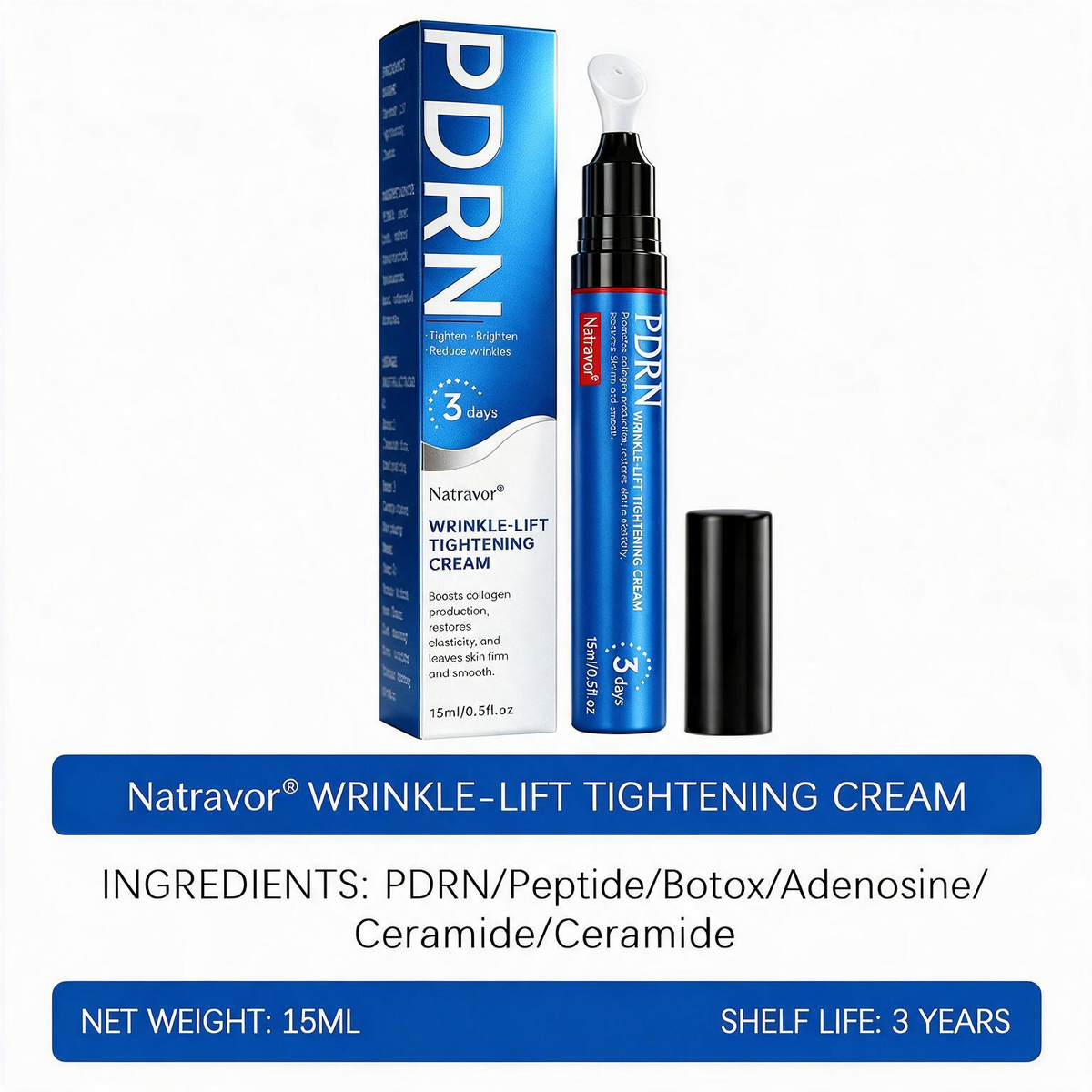 Natravor® PDRN Anti-Rimpel Booster – Liftende & Verstevigende Crème
