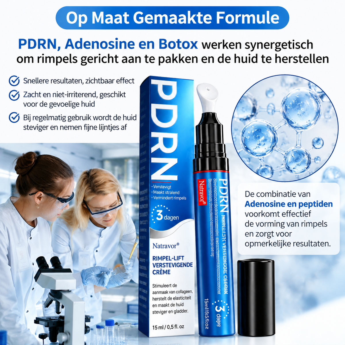 Natravor® PDRN Anti-Rimpel Booster – Liftende & Verstevigende Crème