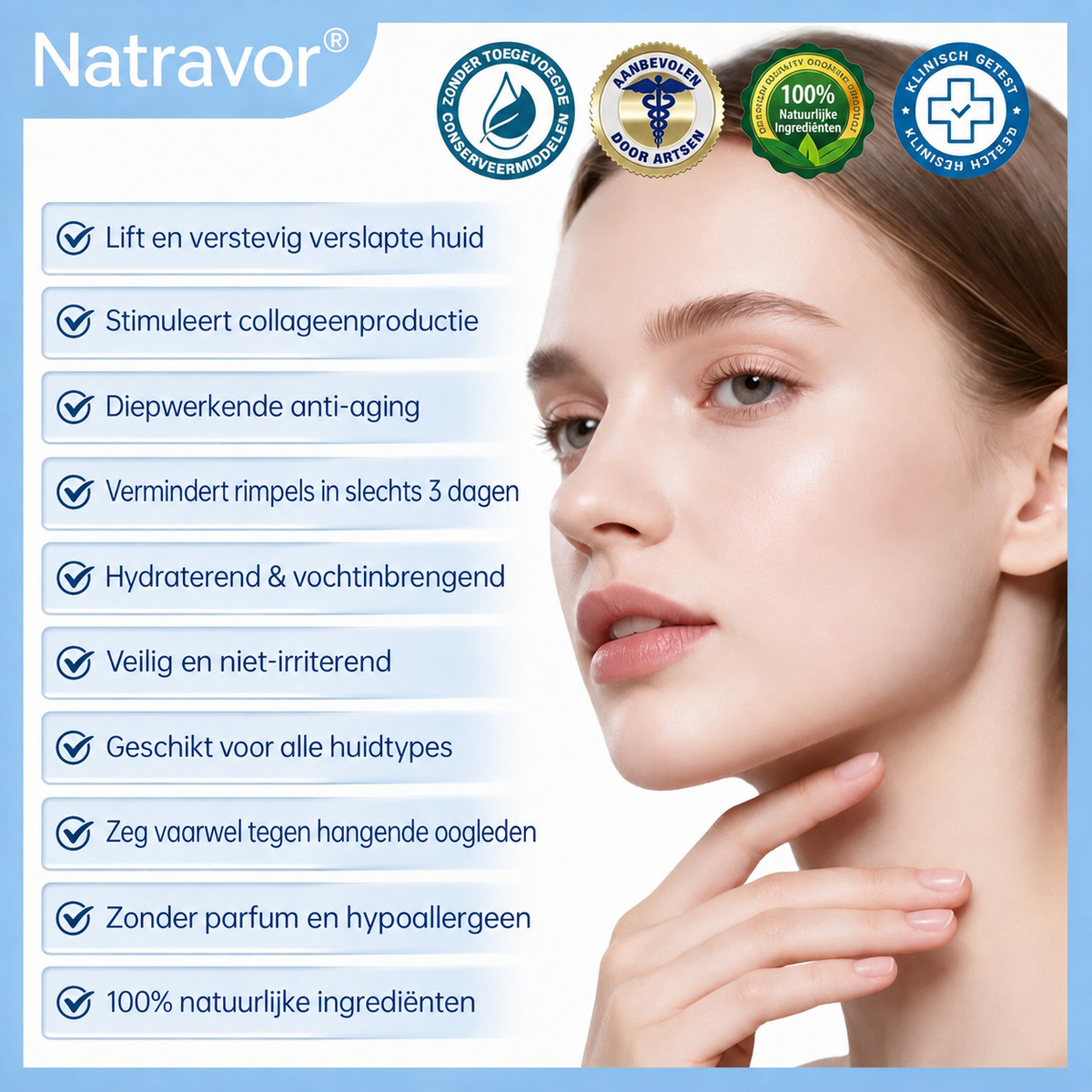 Natravor® PDRN Anti-Rimpel Booster – Liftende & Verstevigende Crème